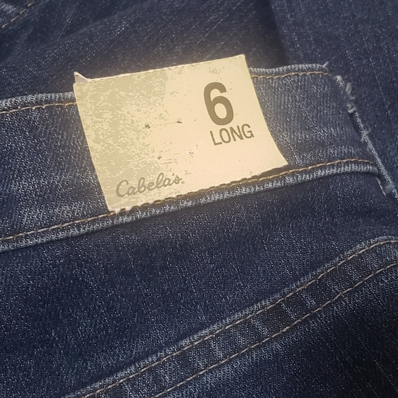 NWT Cabela's Sz 6L Classic Jeans Dark Stone - Picture 10 of 14